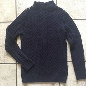 Sale 3 for $20 Croft & Barrow navy cable knit sweater